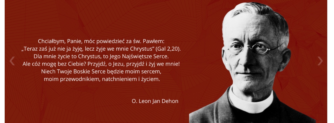 Nowa strona internetowa poświęcona o. Leonowi Dehonowi i duchowości sercańskiej